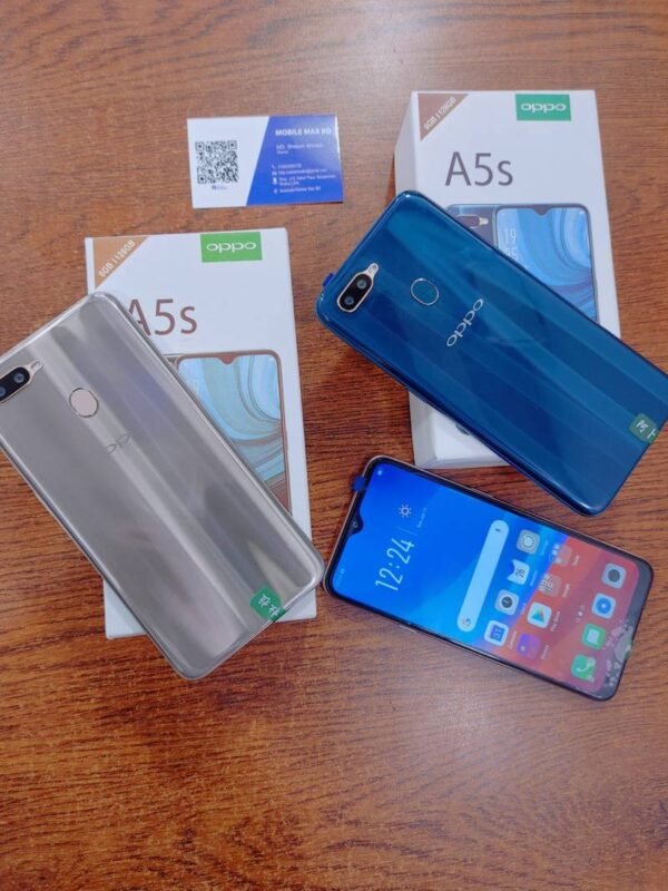 Oppo A5s.....6/128 gb.....7000 Tk